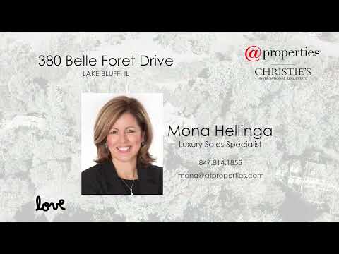 380 Belle Foret Drive, Lake Bluff, IL home video tour