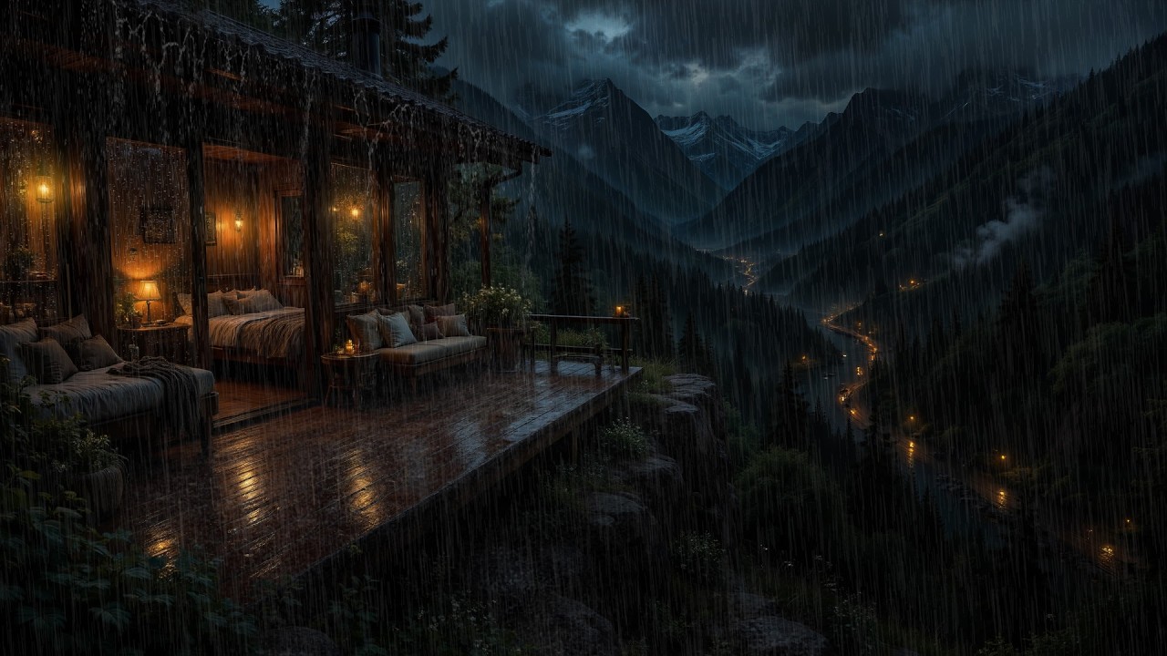 Умиротворяющая Музыка В Спокойной Спальне • Дождь И Нежная Фортепианная Музыка Для Глубокого Сна ...