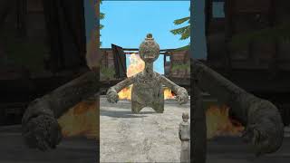 DOEY THEDOUGHMAN TURNS INTO STONE | AND THE MONSTER BEHIND HIM | GARRY'S MOD!