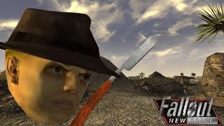 Playing Fallout New Vegas with only a Straight Razor | Fallout New Razor
