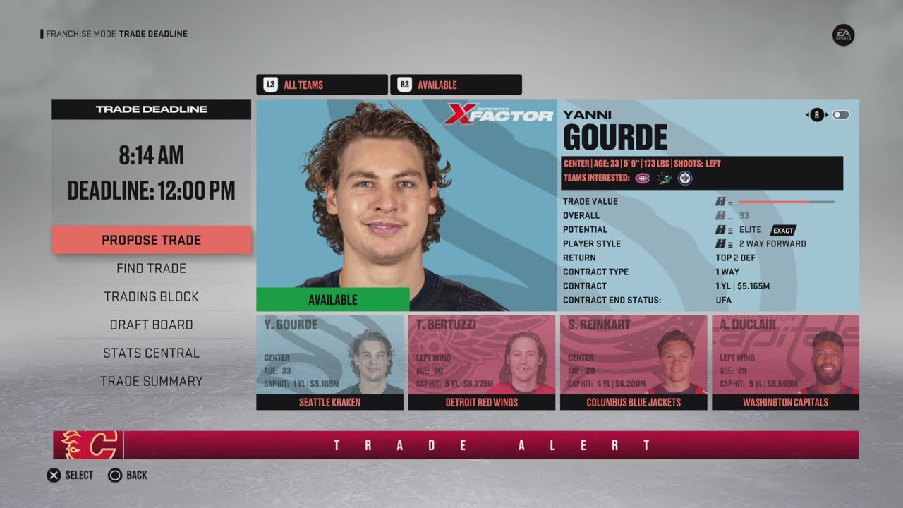Year 3 Trade Deadline! NHL 23 Houston Outlaws Franchise