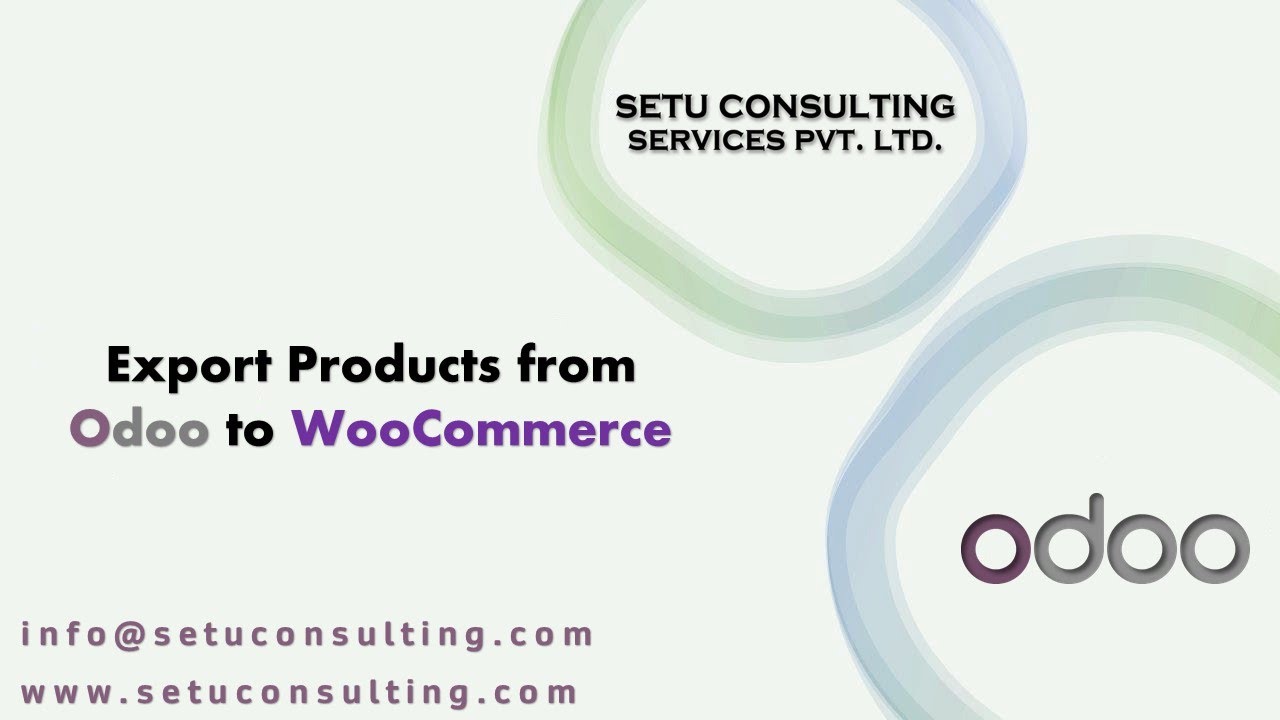 Export Products From Odoo to WooCommerce