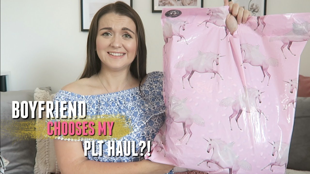 Boyfriend Chooses My PLT Haul?! TRY ON