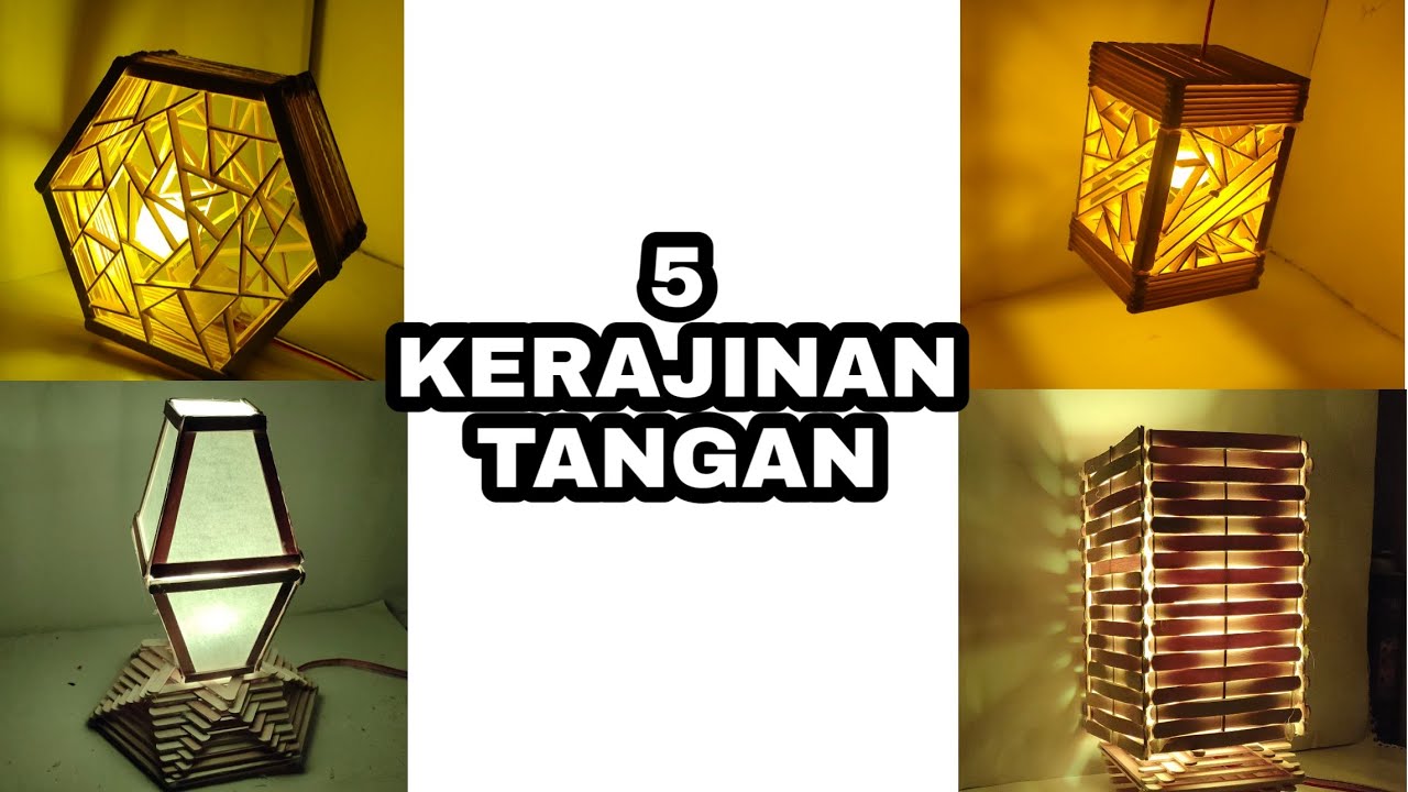 TOP 5 KERAJINAN  TANGAN STIK  ES  KRIM  YouTube