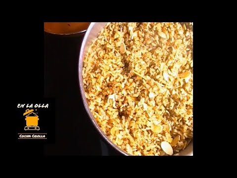 arroz almendrado | Almond Rice| En la olla cocina criolla 2018 - YouTube