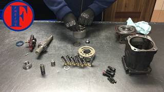 Jak naprawić pompę hydrauliczną tłoczkową/ How to repair an hydraulic piston pump