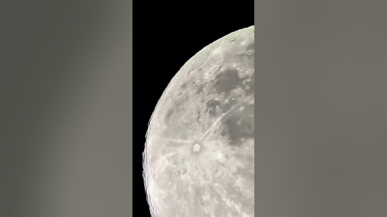 Tycho Crater on Full Cold Moon 2024 🫶 YouTube