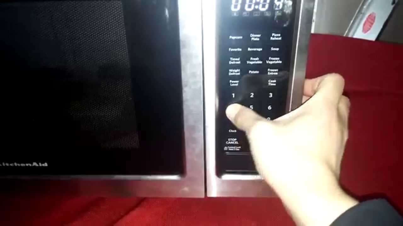 Refurbished KitchenAid Microwave Fully Operational - YouTube