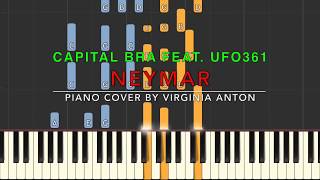 NEYMAR Capital Bra ft. Ufo 361  Piano Tutorial Instrumental Cover chords