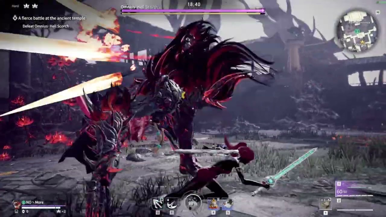 [ PVE ] Solo Omnius Descent Hard | No kurumi | Naraka bladepoint