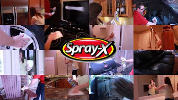 Spray-X America's Favorite Foaming Glass Cleaner Retail Commercial
