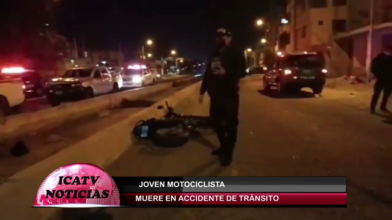 JÓVEN PIERDE LA VIDA EN ACCIDENTE DE MOTO.