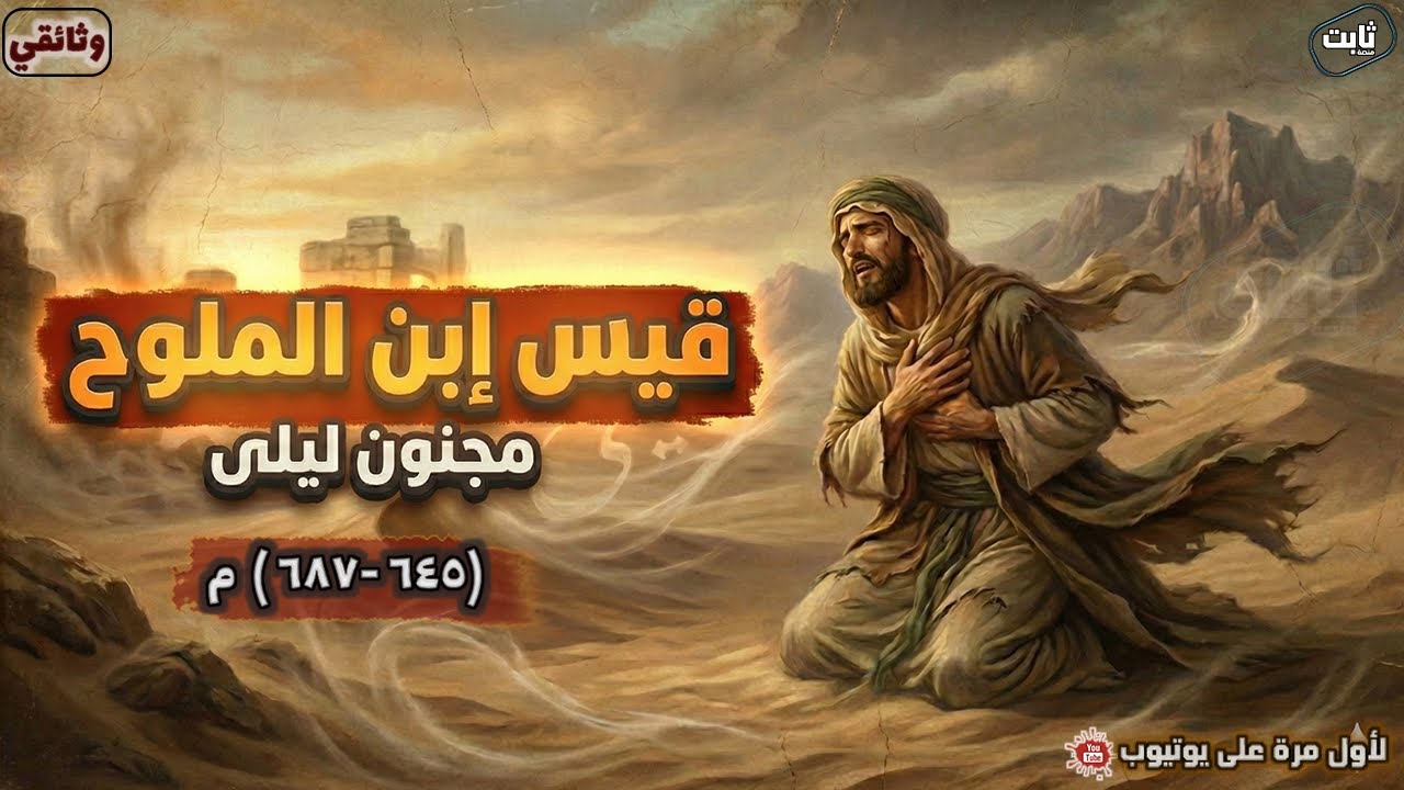 القصة الكاملة لقيس إبن الملوح , مجنون ليلى , كما لم تسمعها من قبل وثائقي هادئ