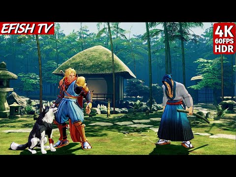 Galford vs Tachibana Ukyo (Hardest AI) - Samurai Shodown