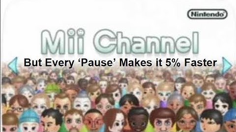 Mii Channel Song, But Every 