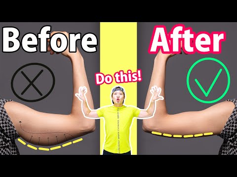 [Once a day] Thin arms while standing! (Beginner, home workout, no equipment)