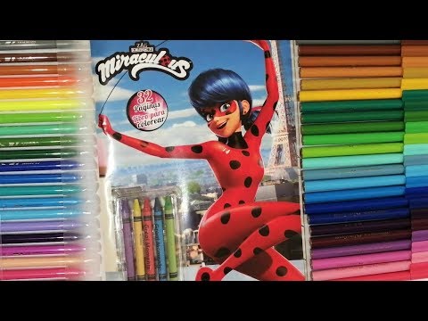 Coloreando a LADYBUG | MIRACULOUS coloreada con plumones de colores