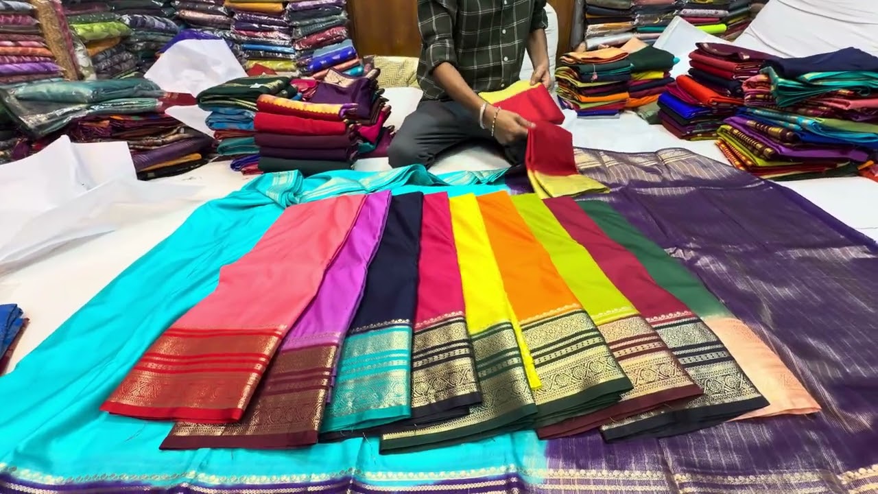 Chickpet wholesale saree starts from 599/- ph:7406765766