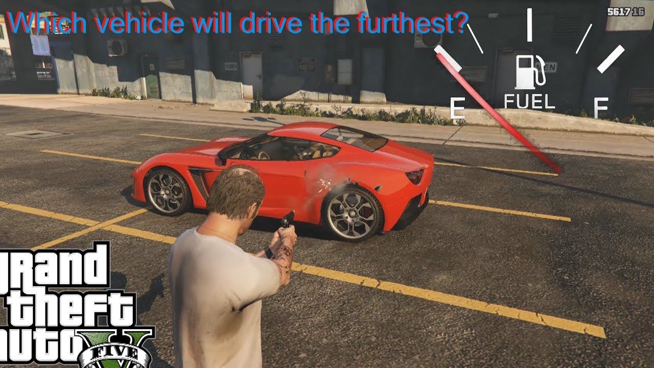 Roasted Bunny Plays GTA V Shooting Vehicle Fuel Tank YouTube