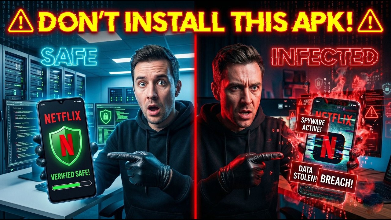 Android HACKED by Fake Netflix MOD APK?! | Full Malware Demo 2026 (Ethical Hacking)
