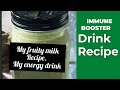 How to make fruit milk that boosts immune, has no cholesterol and energize the body #food #viral