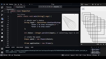 GUI and Graphics Case Study: DrawingRectangles and Ovals - Java
