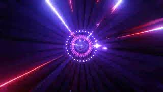 Glowing 4k uhd 60fps science fiction particles background || 4k tunnel 3d illustration visual loop
