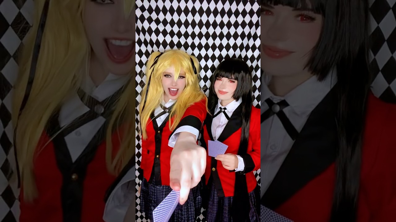 Don't laugh! | Yumeko Jabami and Mary Saotome @witchera_ #cosplay | Kakegurui
