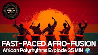 Afrofusion Fastpaced African Polyrhythms  12track Highenergy World Percussion 35 Minutes