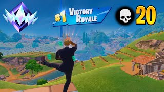 High Elimination Solo Ranked Win Gameplay (Fortnite Chapter 5 Season 2)