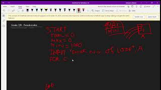 Pseudocode  Part - 1