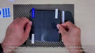 NANOTECH Folding Device Hydrogel Film Protector Installation Guide