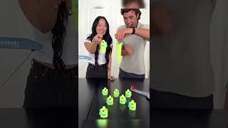 Epic Shuffleboard Challenge 😱 | First to 3 Wins! #Shorts