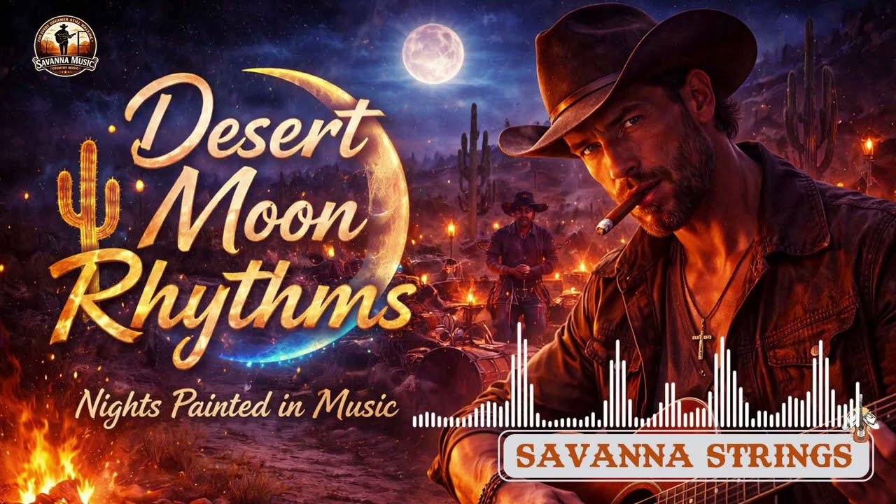 Desert Moon Rhythms 🌙 | Nights Painted in Music | Savanna Strings