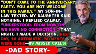 “Don’t Come To Our Party. You’re Not Family,” My Son-in-Law Said—So I Canceled All 14 Payments...