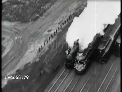 Pennsylvania Streamlined Locomotive Race! 1930s