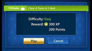 TriPeaks - August 30, 2026 - Microsoft Daily Challenge - Solitaire screenshot 4