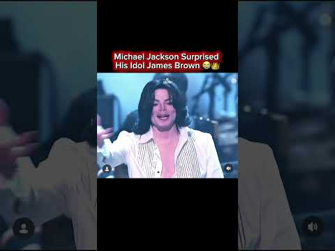 Michael Jackson Surprised his Hero James Brown 😭👑