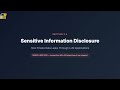AI Security 3.4: Sensitive Information Disclosure - How Private Data Leaks Through LLM Applications