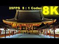 8K video shooting of Tokyo Asakusa, Japan