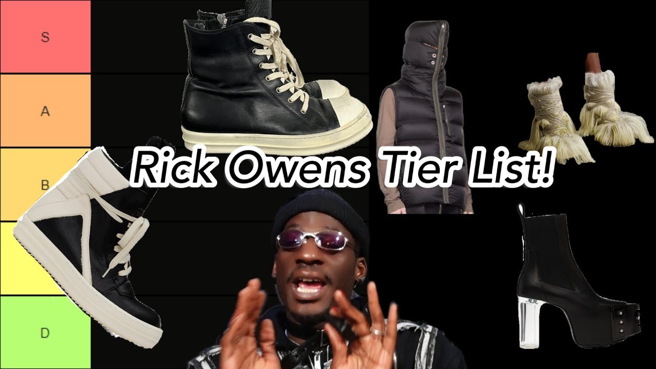 Rick Owens Tier List – The BEST & WORST Pieces Ranked!