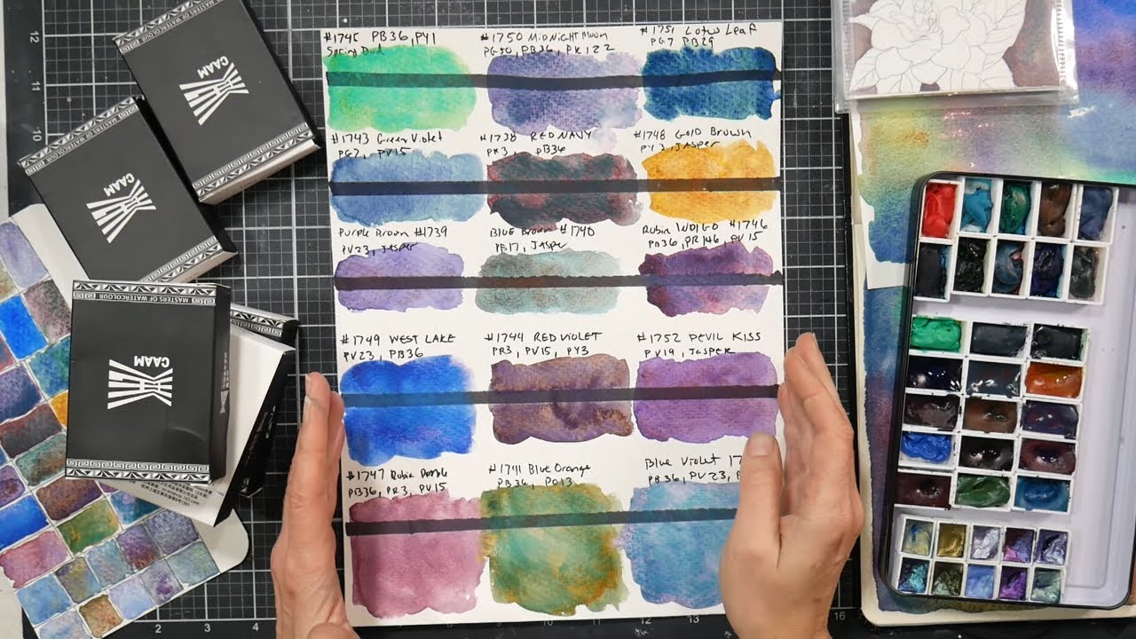 Review: Sennelier Artist Watercolors – The Frugal Crafter Blog