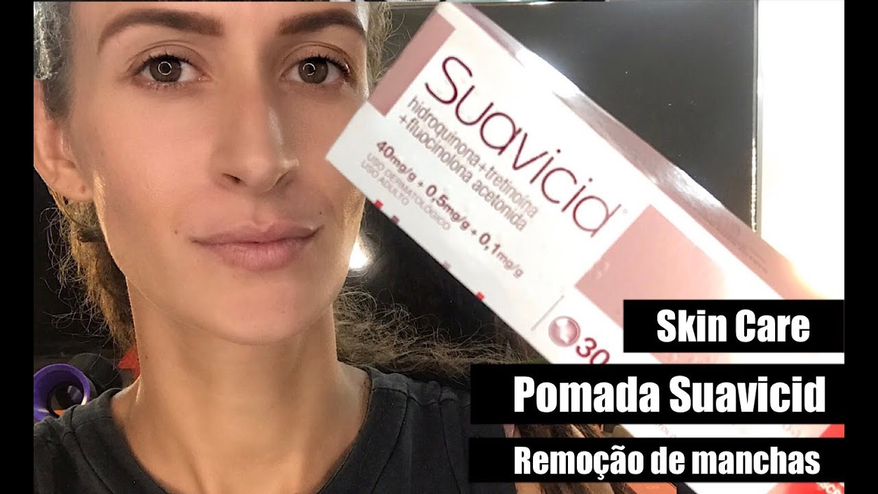 Pomada Suavicid Limpeza Remoção das Manchas Será que funciona!? - YouTube