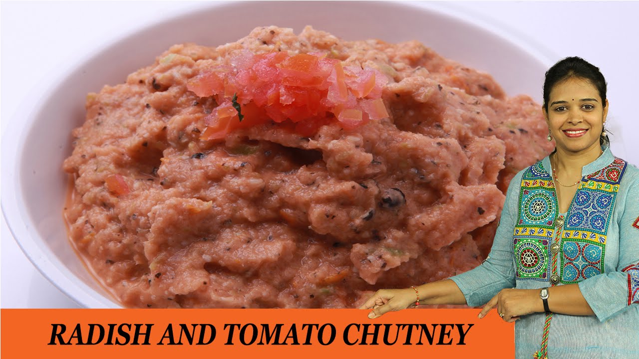 RADISH TOMATO CHUTNEY Mrs Vahchef YouTube