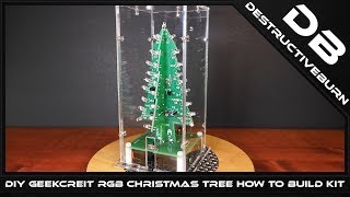 DIY Geekcreit RGB Christmas Tree How To Build Kit