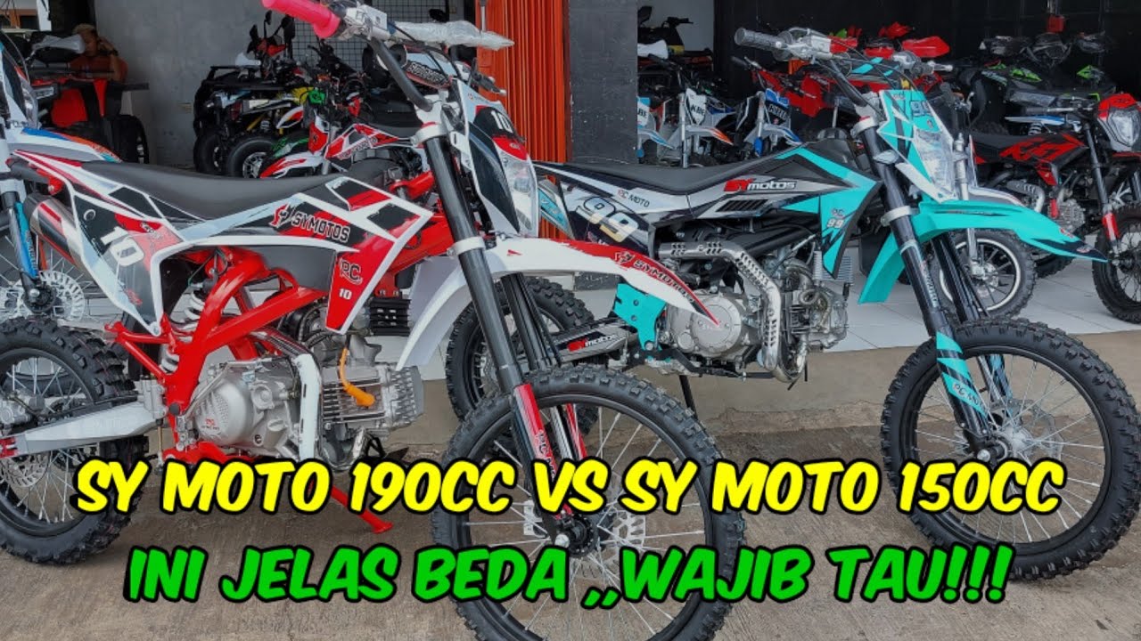 SY MOTO 190CC VS SY MOTO 150CC INI JELAS BEDA WAJIB TAU !!!!!