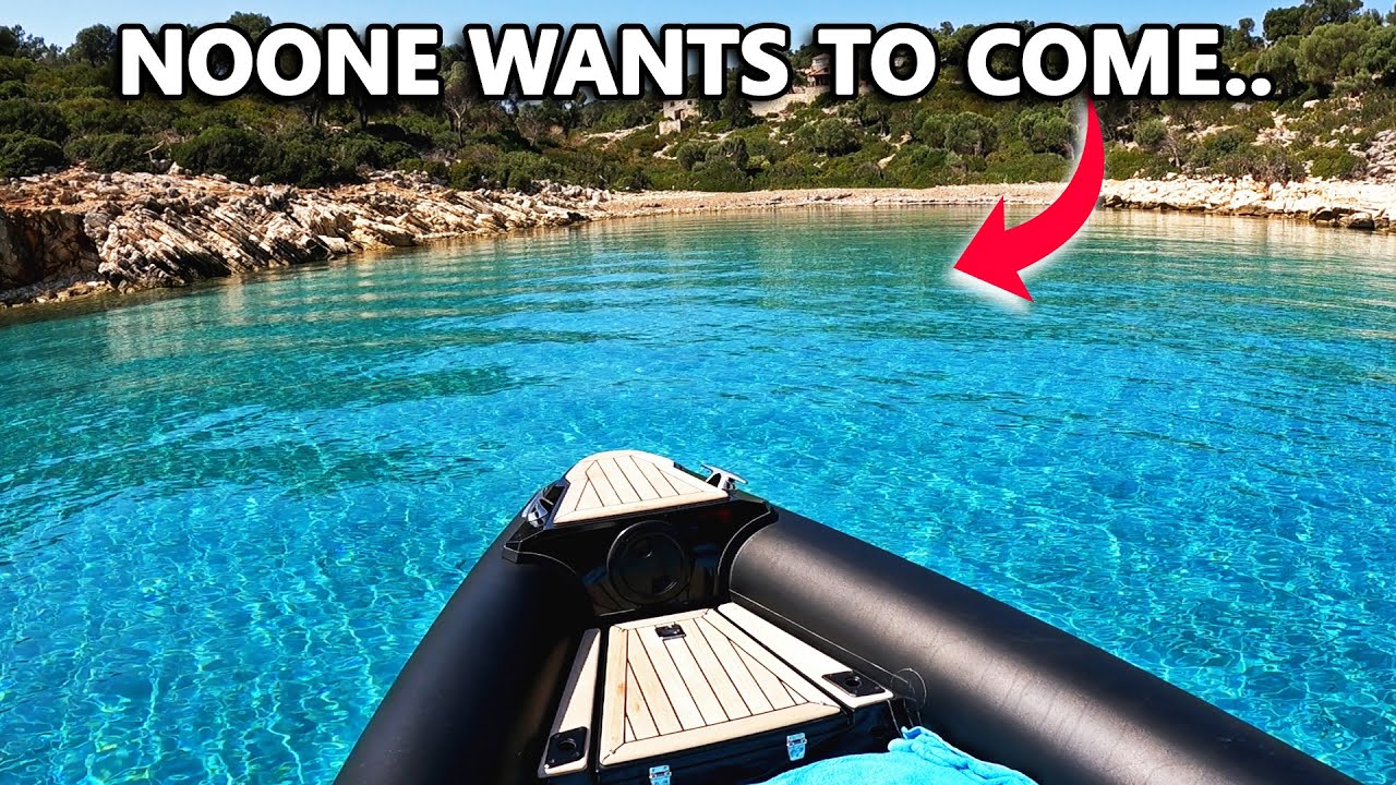 Alone, On A Hidden Paradise With A Boat