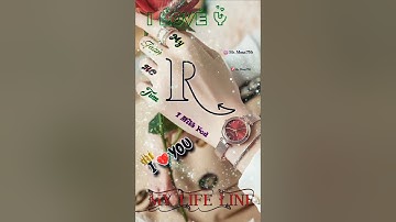 R Couple Name Status 🥰|| Name art Video ✍️|| WhatsApp Status 📸|| 2023#ms_mona786