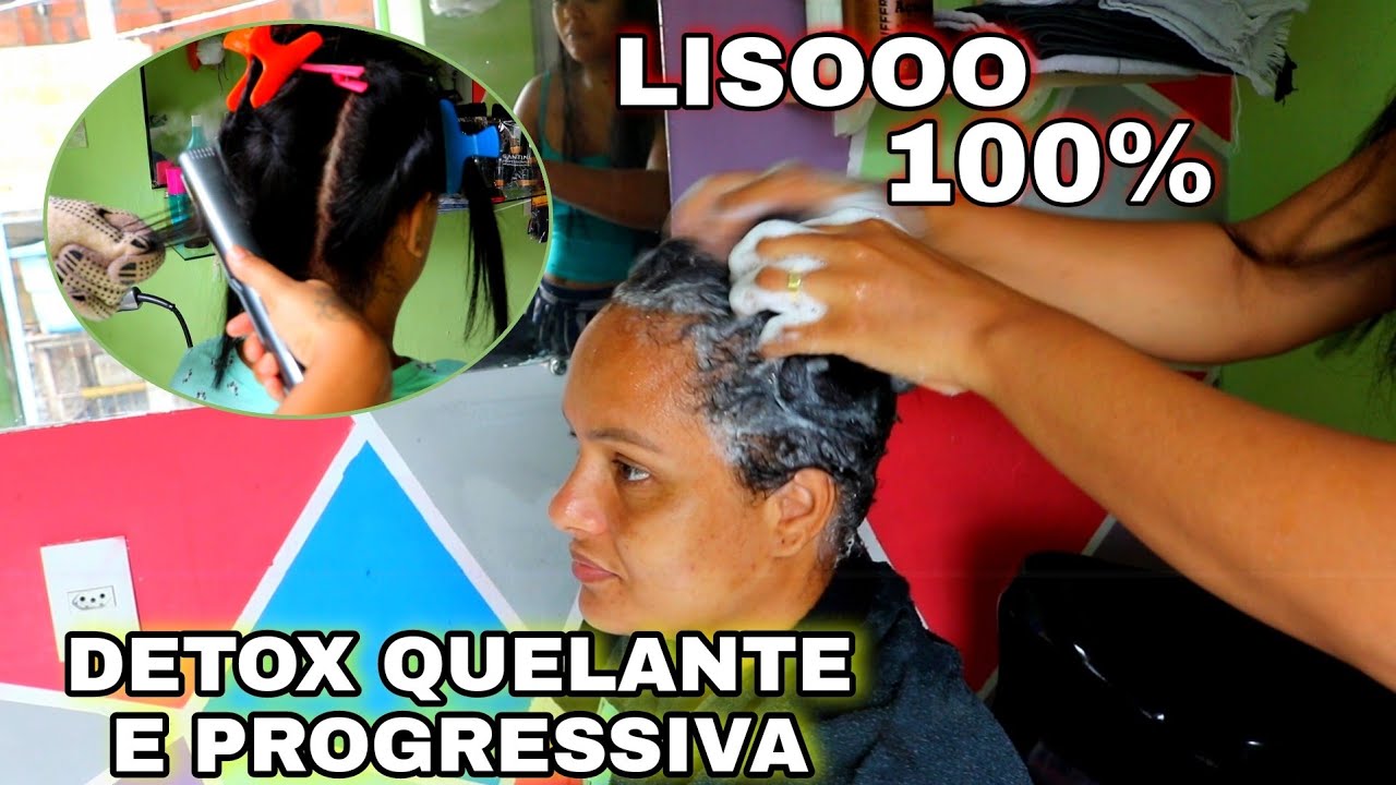 COMO FAZER DETOX QUELANTE E PROGRESSIVA NO MESMO DIA - PASSO A PASSO