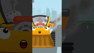 Le bulldozer est devenu une course 🏁 #animation #carsstories #cartoon #cars #dessinsanimés #tractor